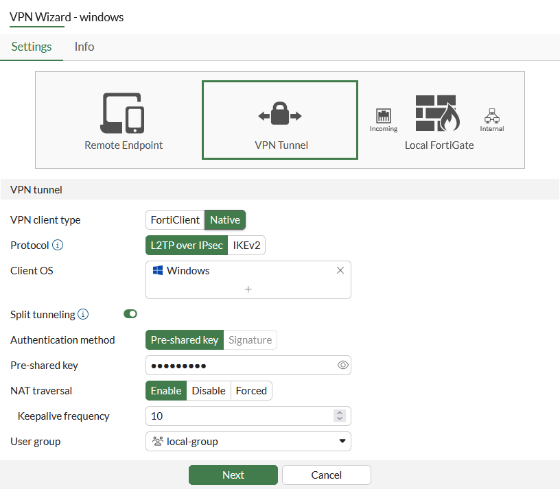 FortiGate Dialup IPsec VPN Setup & Troubleshooting Guide FortiGate IPsec VPN Wizard setup for Remote Access