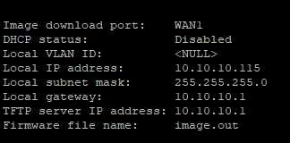 How to Load FortiGate Firmware via TFTP & BIOS - Image download port