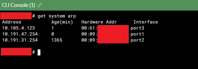 How to Read the FortiGate ARP Table (NAT Mode)