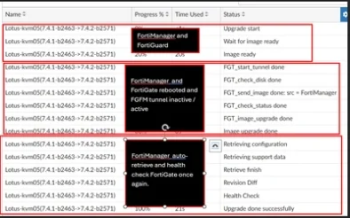 Stop FortiGate Upgrade Failures Now with FortiManager - Task Monitor