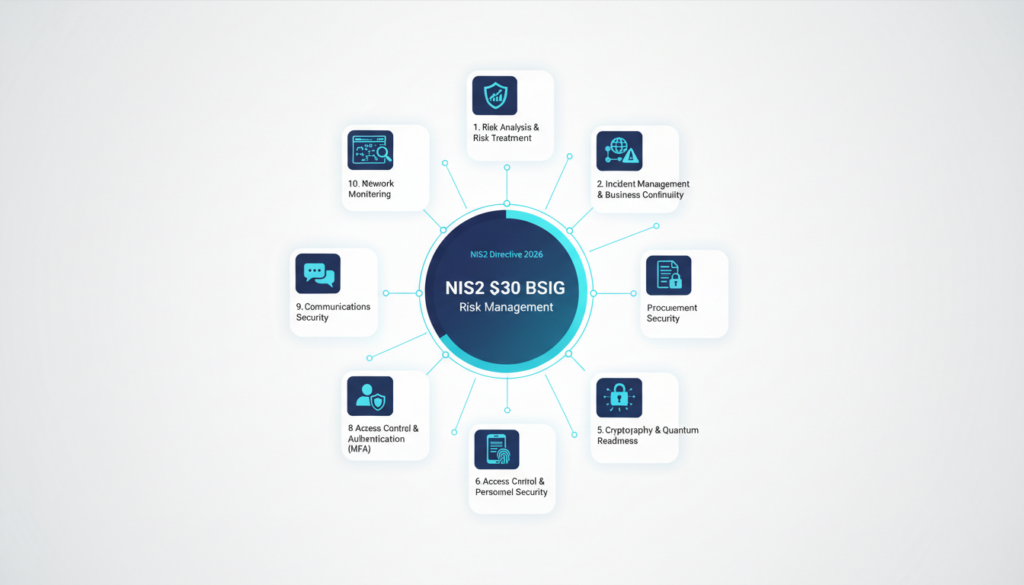 NIS2 Directive Risk Management framework diagram overview