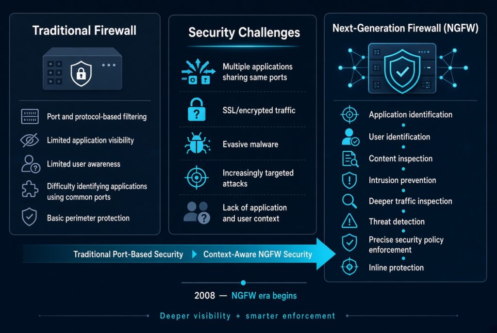 Comparison of traditional and next generation firewalls