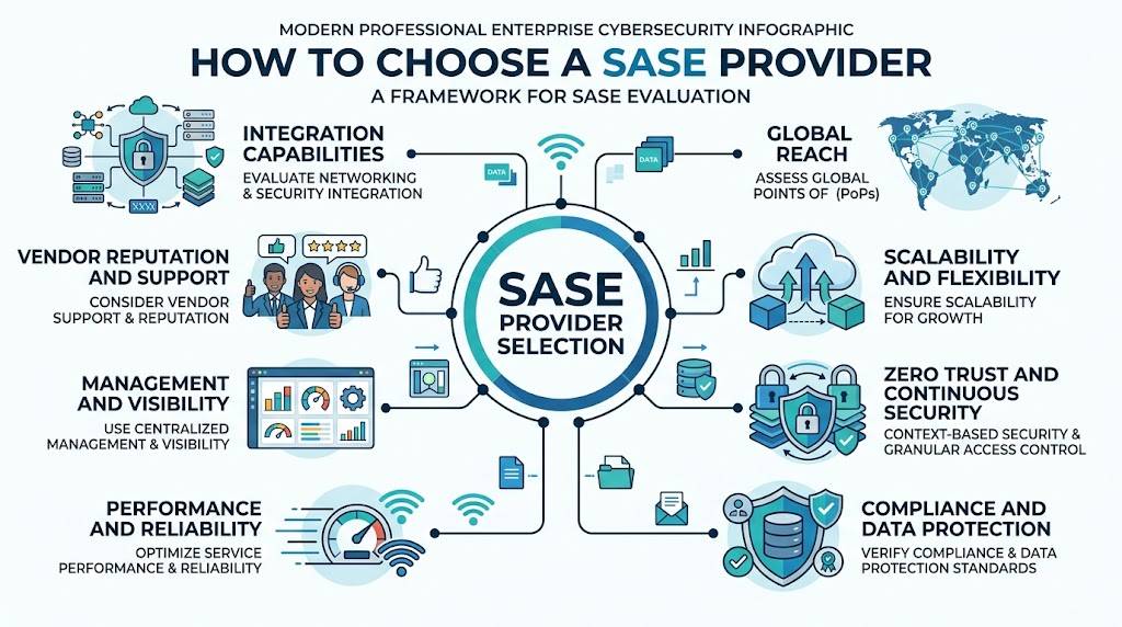 Guide and framework for selecting a SASE provider